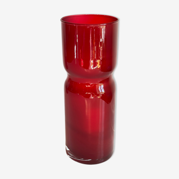 Lampe d'ambiance en verre rouge