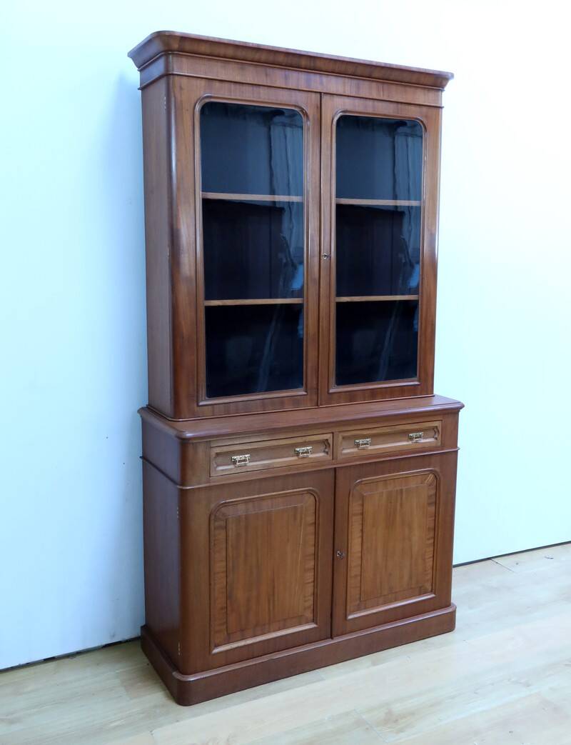 Library Two-Body in Mahogany, Victorian era, England