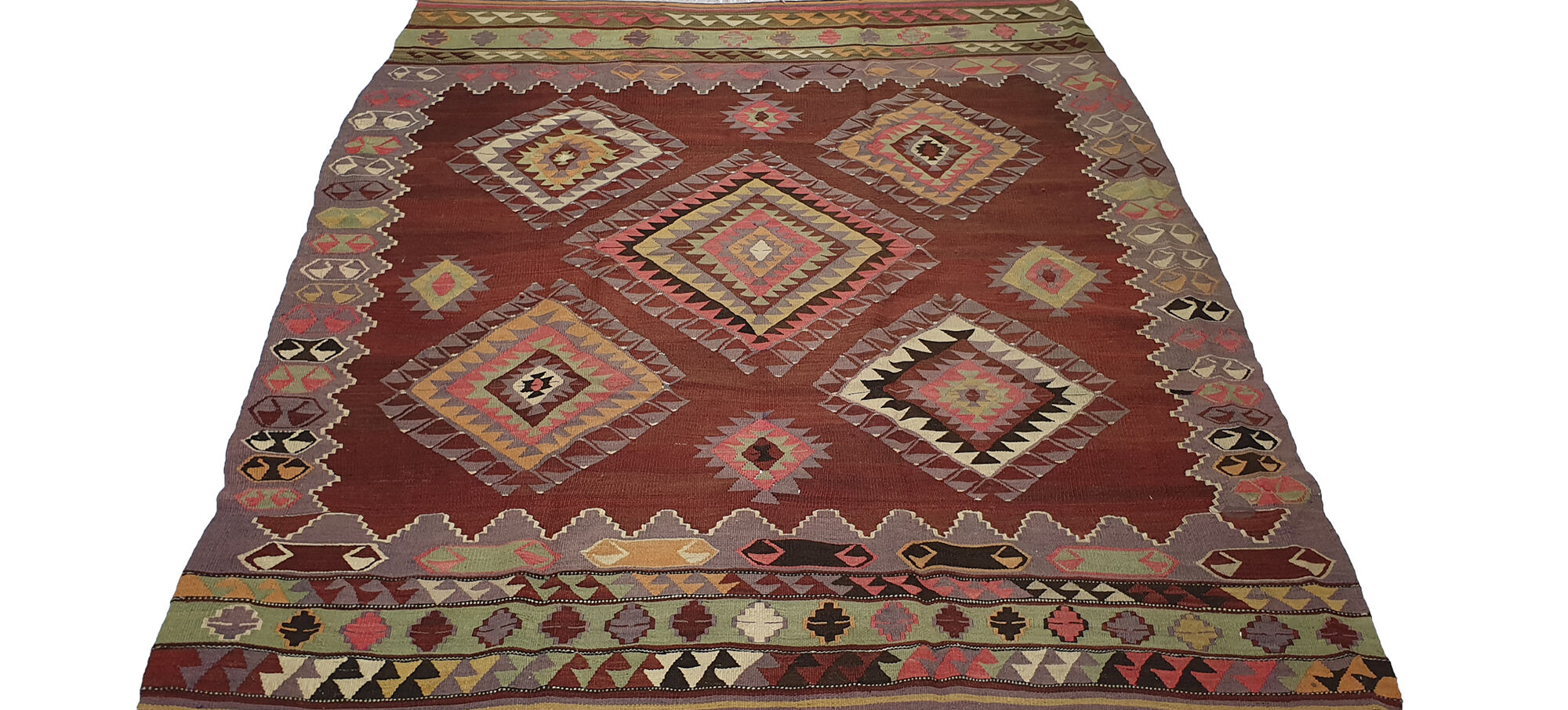 Tapis turc kilim 184x167 cm
