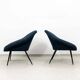Space age Köln1, VEB Sitzmöbelwerke, Germany, 1970s, set of 2