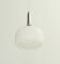 Opal glass chandelier by Peill & Putzler, Germany, 1960s.