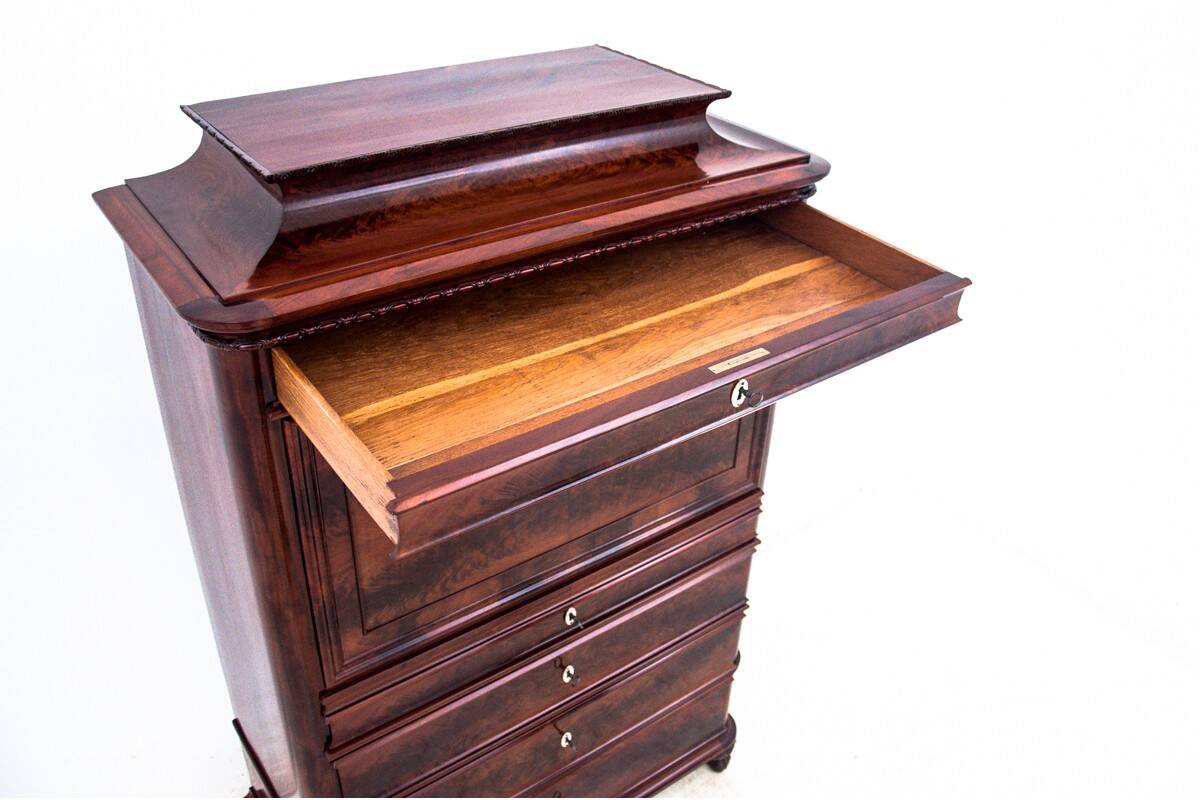 Ancient secretary, Northern Europe, circa 1860.