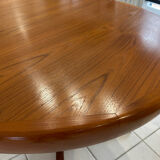 Extensible Baumann teck table vintage 1970