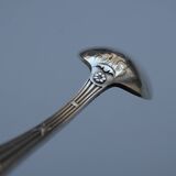 12 dessert spoons Apollo silver metal 1920 in case