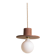ALBA pendant light in Moca concrete