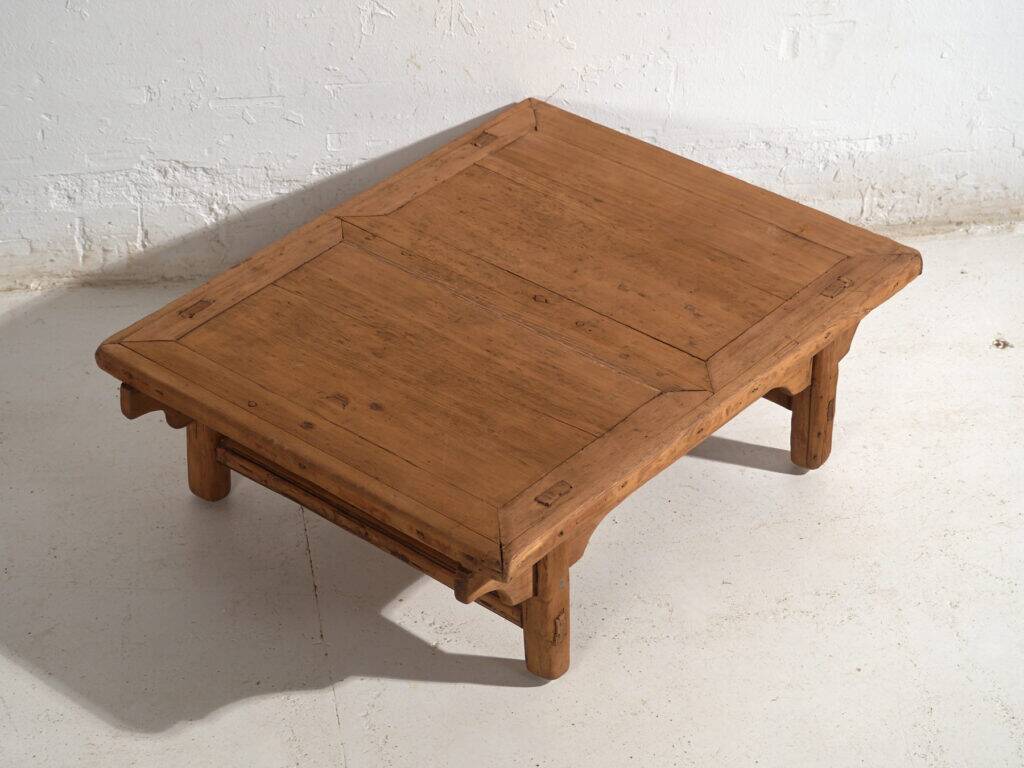 Antique pine coffee table – China, circa 1930