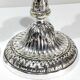 PAIR OF SILVERED BRONZE CANDLESTICKS