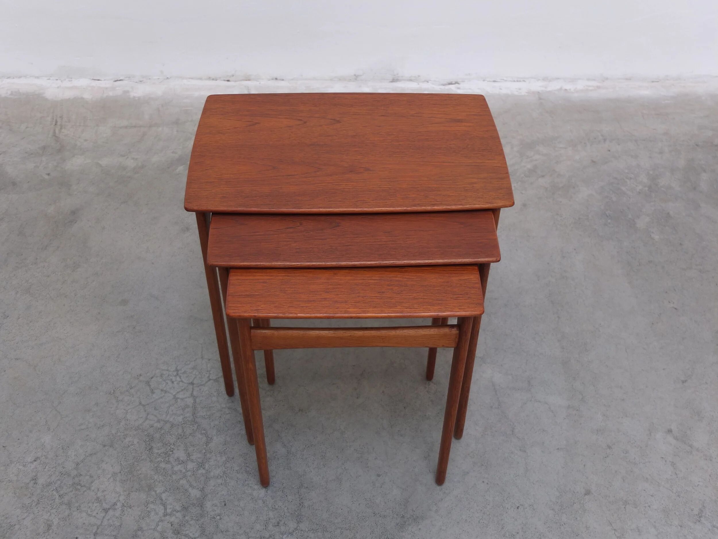Nesting tables in teak & oak by Svend Åge Madsen, 1960s