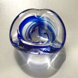 Signed Ashtray by Max Verboeket for Kristalunie Maastricht, Holland, Dutch design