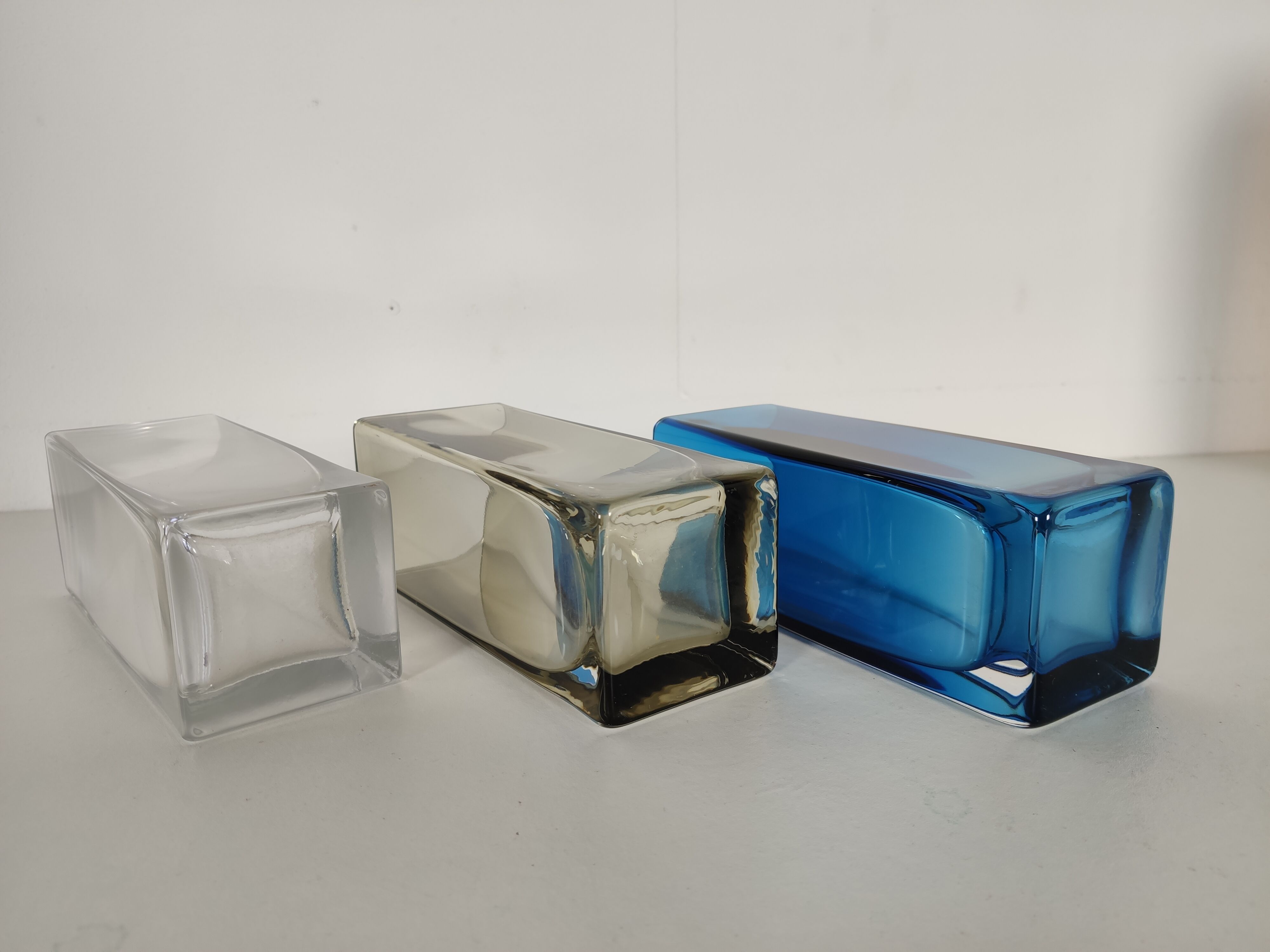 Lot de 3 vases Gunnar Ander Suède années 60