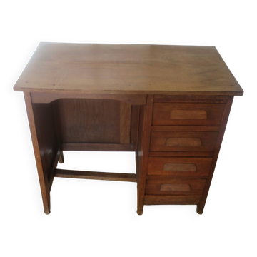 Bureau Vintage–Moderniste-Scandinave -Années 50 – 4 tiroirs-Gamme enfant