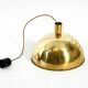 Original Florian Schulz brass pendant lamp | Model "Posa" | 1970s