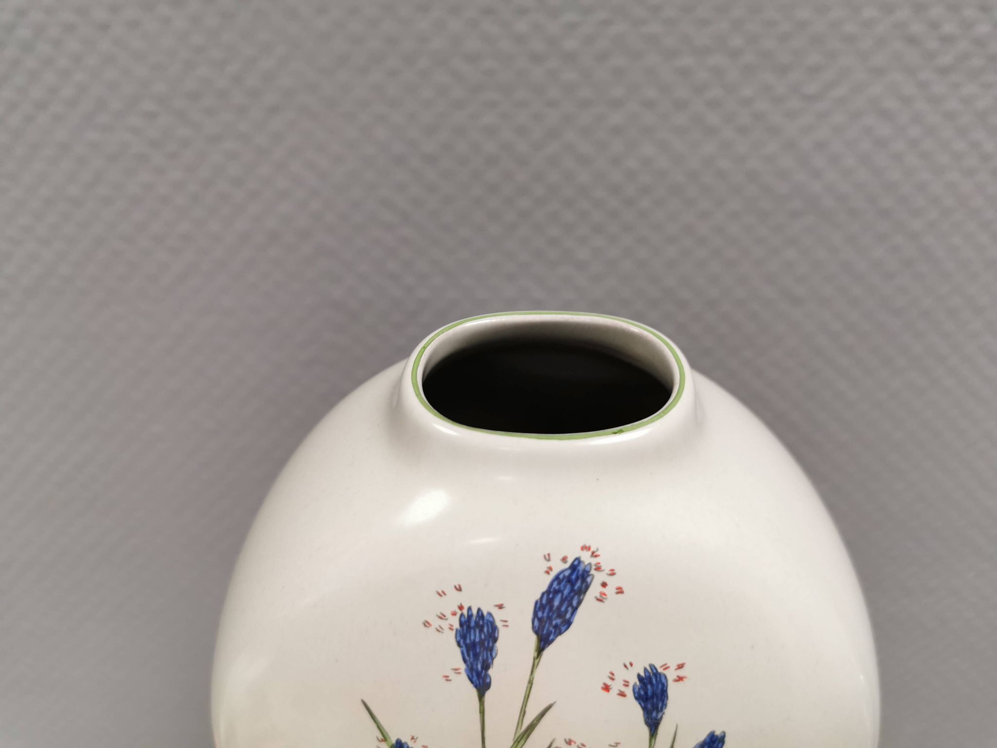 Vase designed by Johannes Hansen (JH) for Knabstrup, Denmark, in the 1960s.