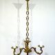 3-Light Bronze Chandelier