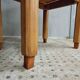 Vintage block butcher table beech kitchen island 74 x 81 cm
