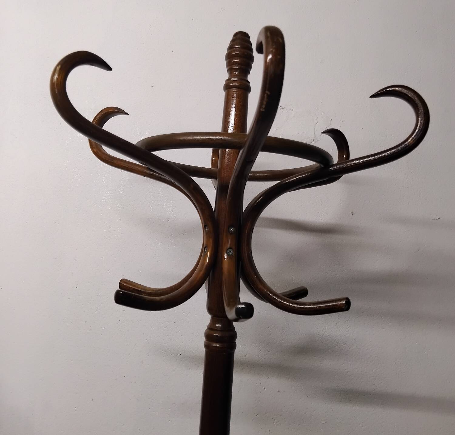 Vintage Wooden Parrot Coat Rack
