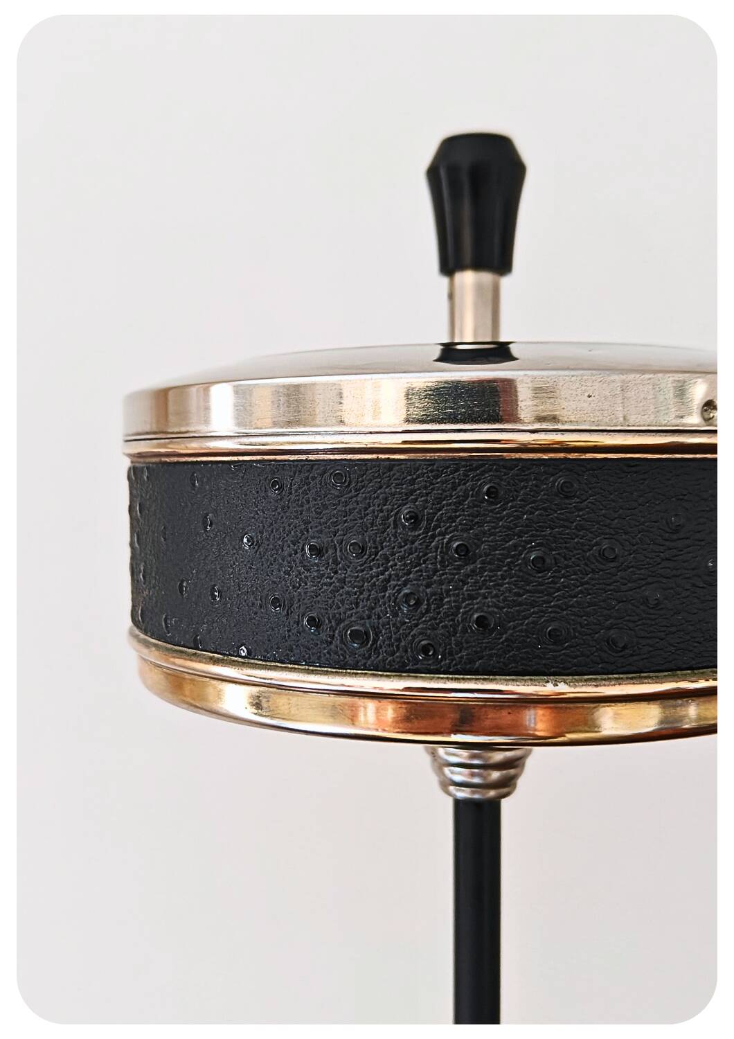 Vintage Brass Mid Century Standing Ashtray