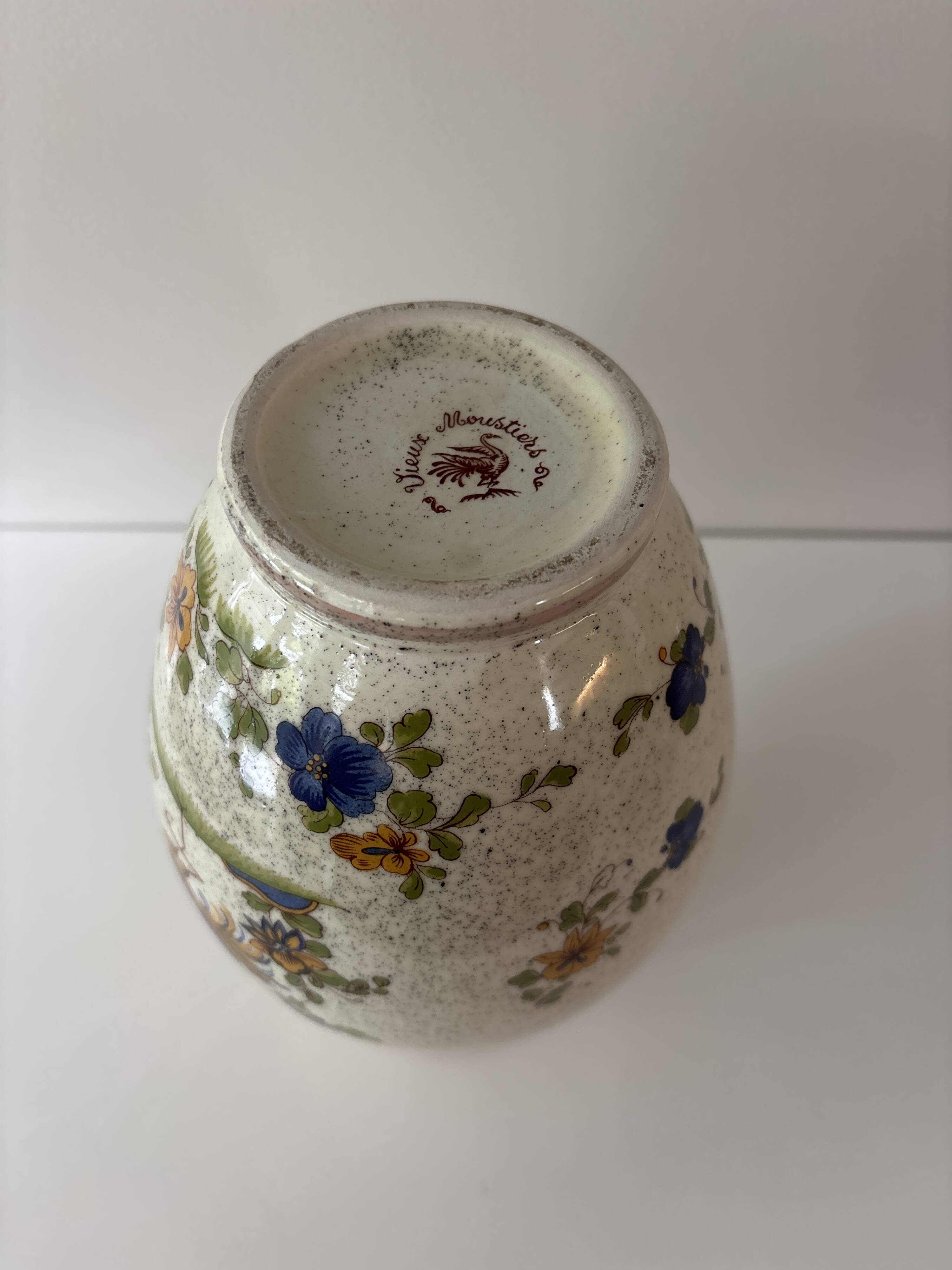 Vase balustre Vieux Moustiers