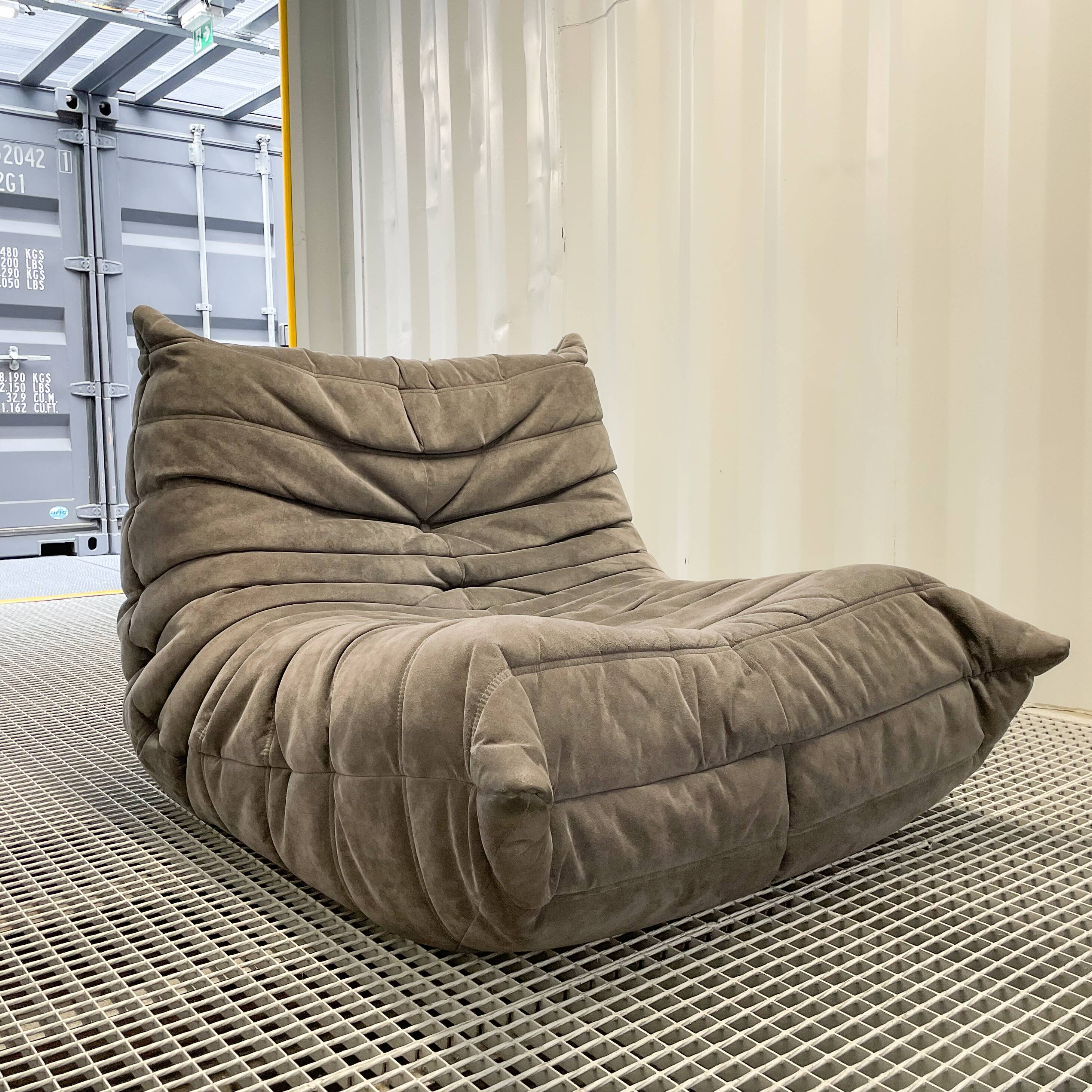 Togo Roset Line Driver in Anthracite Grey Alcantara