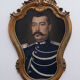 Portrait d'homme pastel 1818 dans cadre or