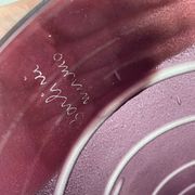 Vase Barbini Murano Violet - Vintage Signé