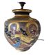 Handmade Asian style lamp in ceramic