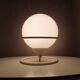 Vintage light bulb lamp on metal support 1980