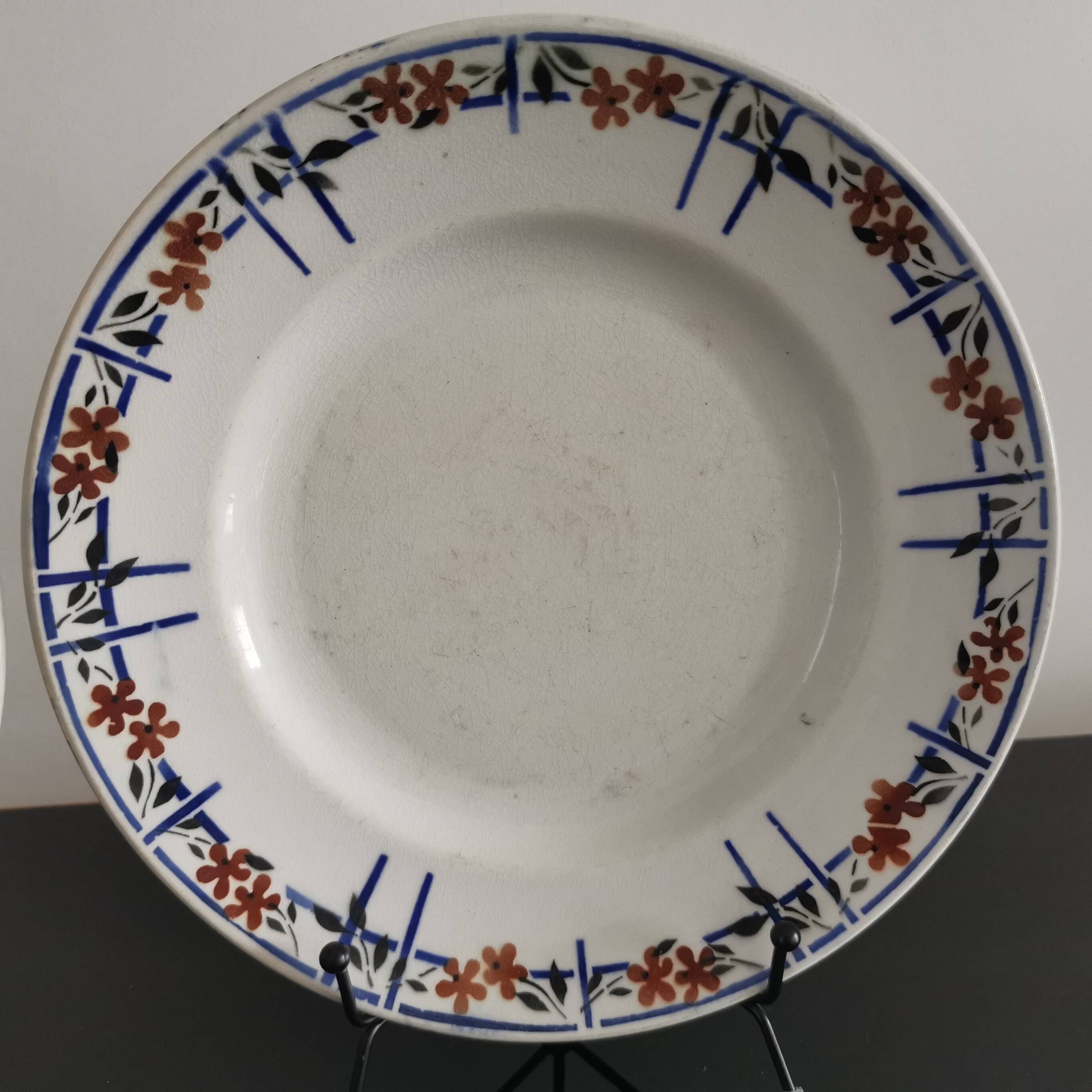 Earthenware soup plates, Moulin des Loups Orchies