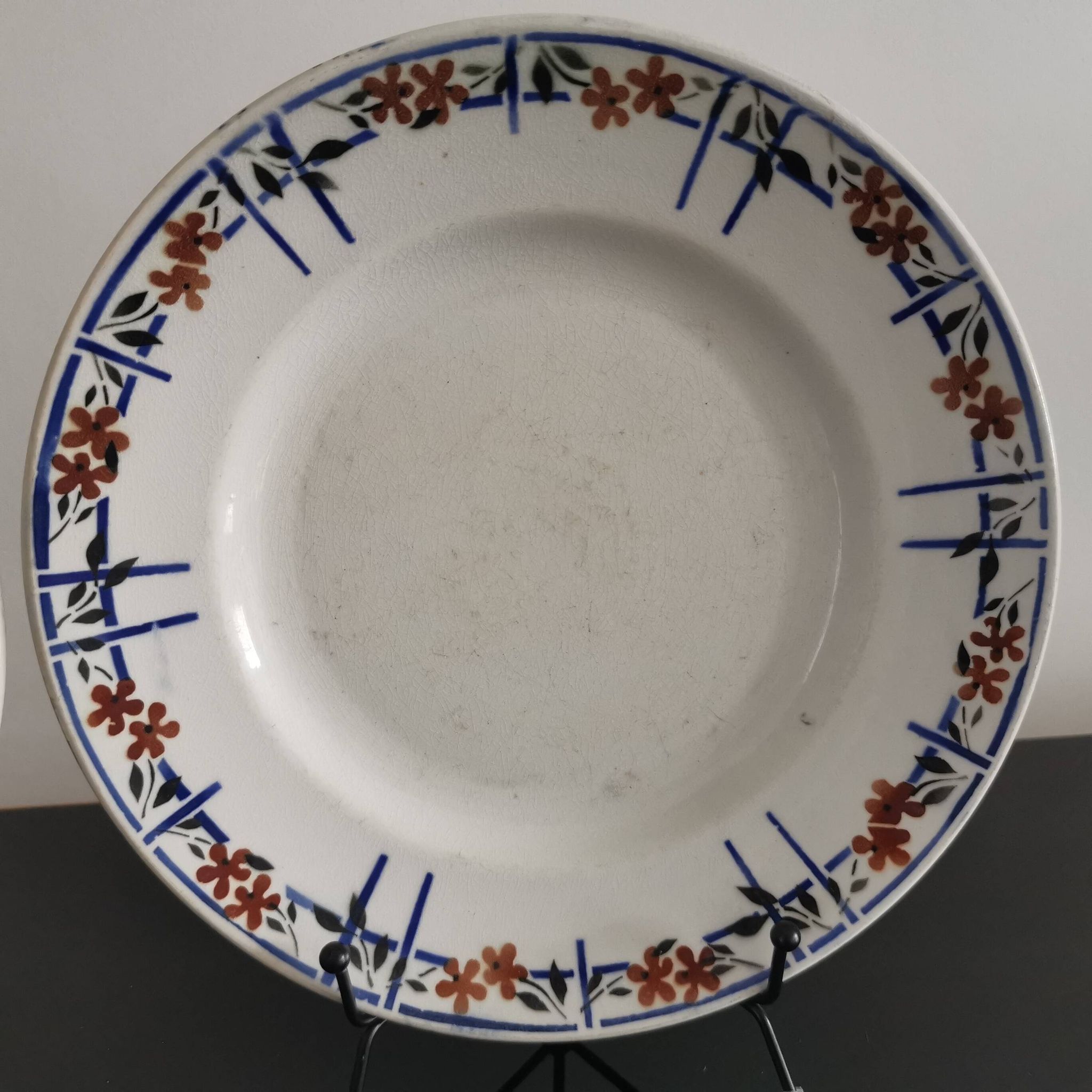 Earthenware soup plates, Moulin des Loups Orchies