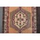 Vintage Turkish Oushak Handmade Wool Cotton Orange Runner Rug 113x317
