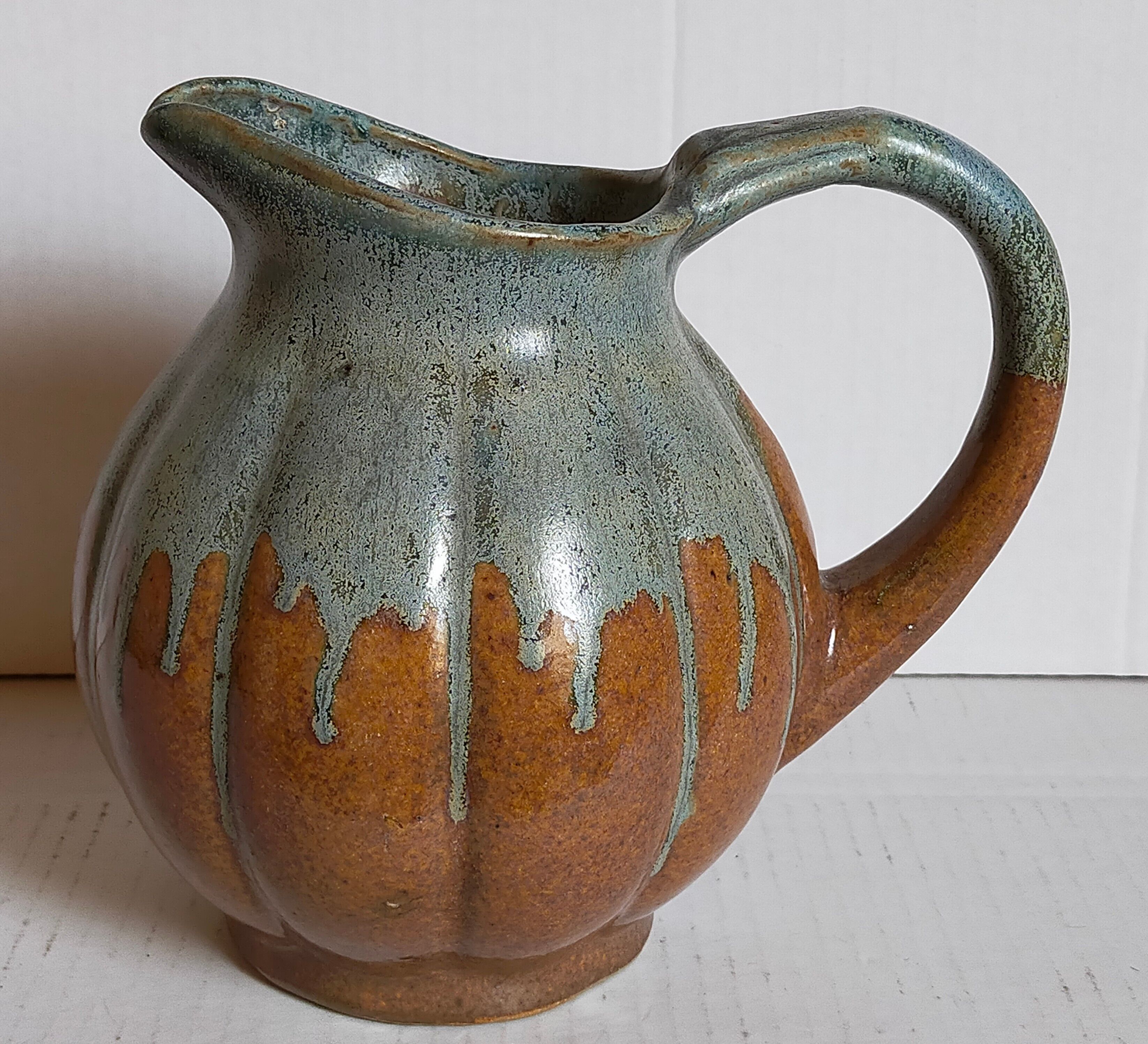 Pichet en grès émaillé Art-nouveau début XXème