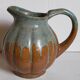 Pitcher in glazed stoneware Art-Nouveau early twentieth century
