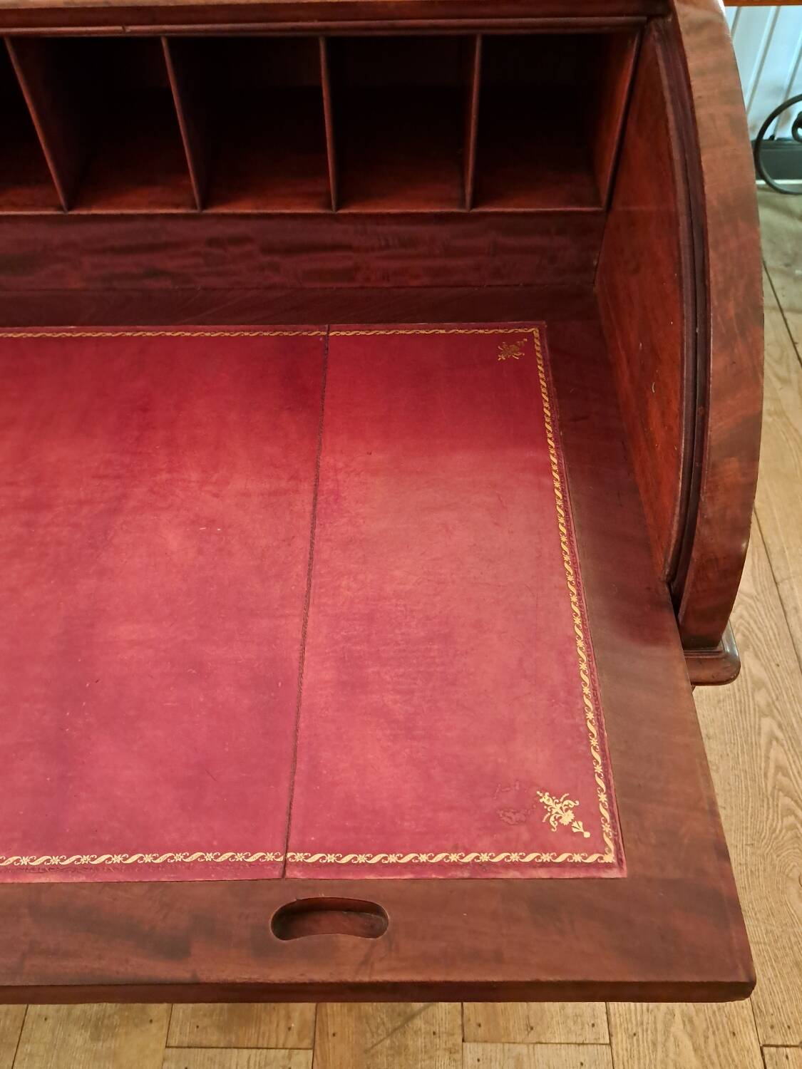 Cylinder desk stamped Holland & Sons