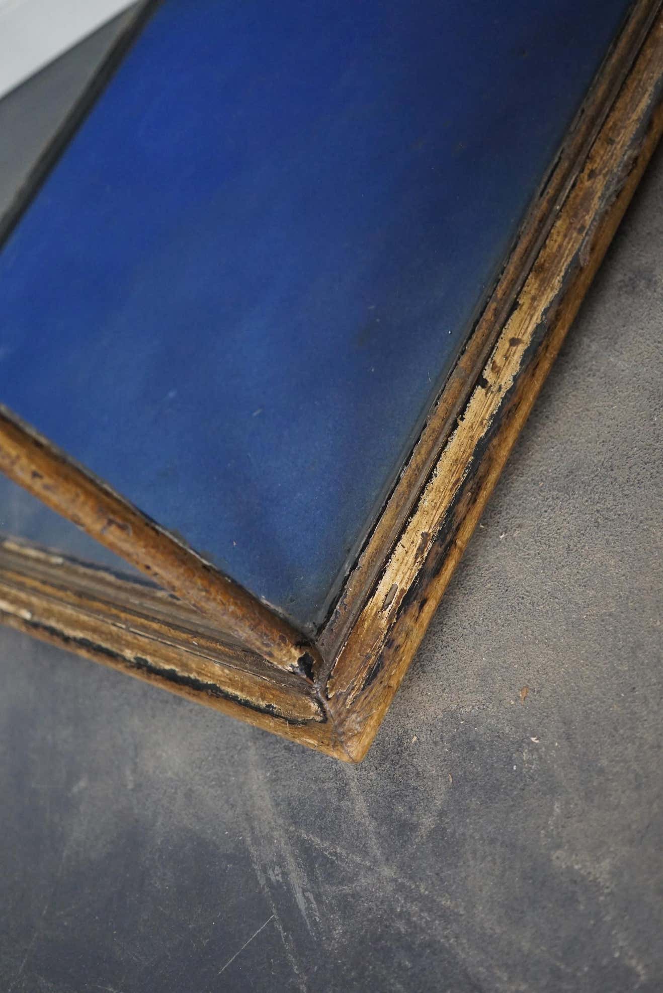 Mahogany showcase painted at the end of the nineteenth century