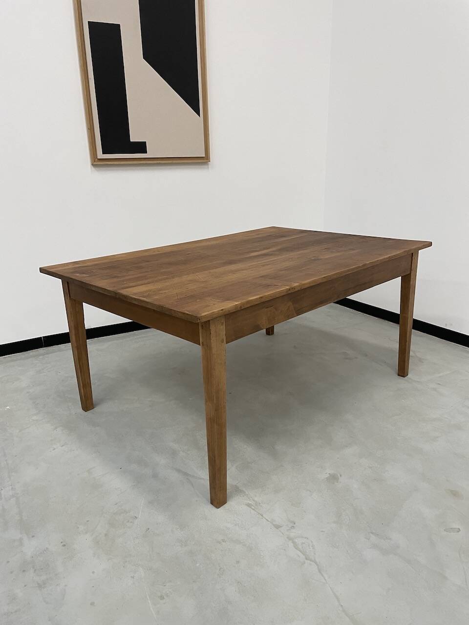 Pine farmhouse table 160 x 110 cm