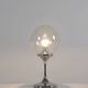 Space age table lamp by Doria Leuchten with chrome and glass, 1970s