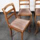 Chaises Barrette avec pieds sabre, lot de 4