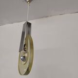 60s/70s metal and resin pendant light