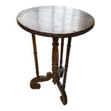 19th century oak pedestal console