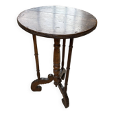 19th century oak pedestal console