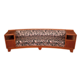 Art deco bench of the Majorelle workshops 330 cm long
