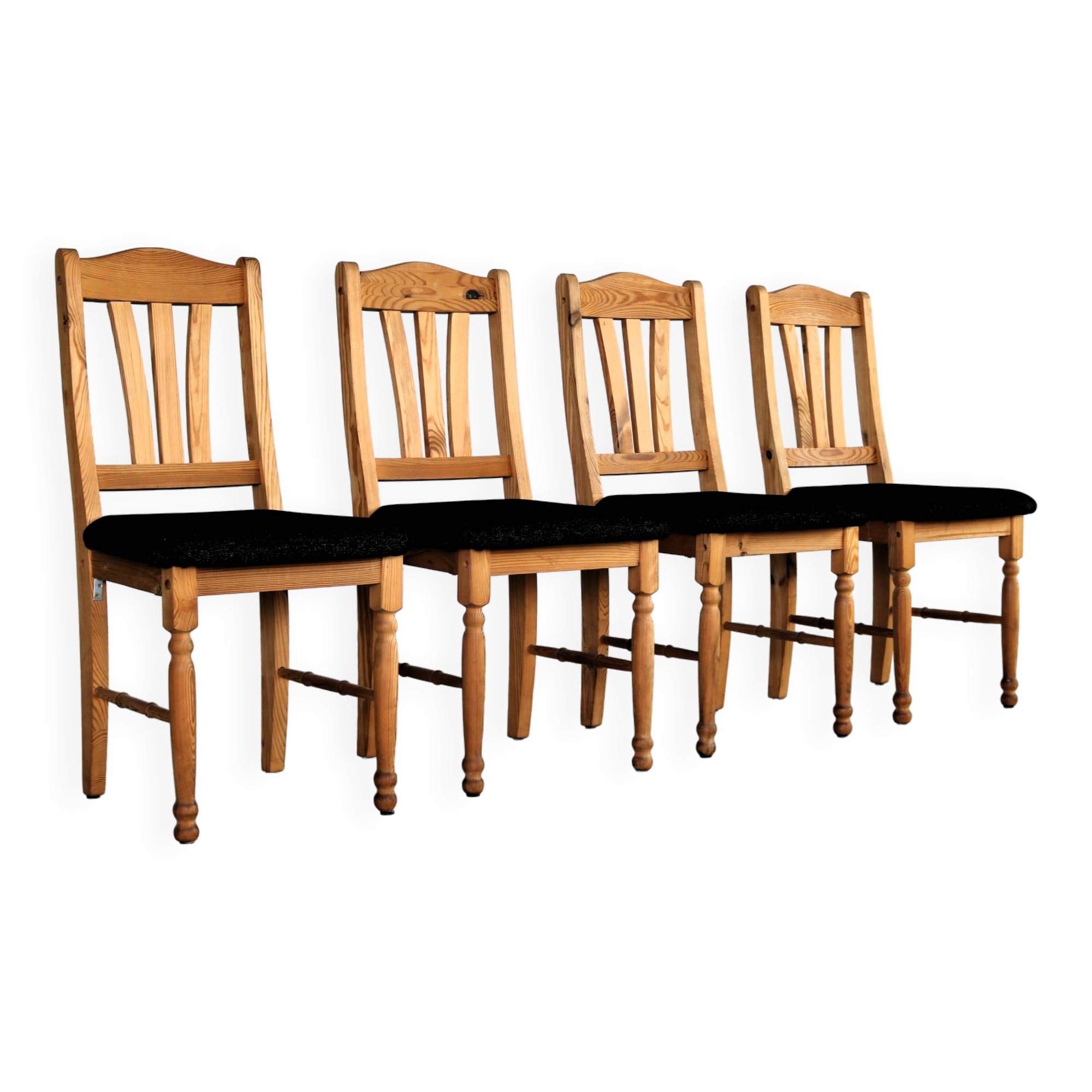 vintage dining room chairs | chairs | pine | 70's
