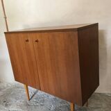 Two-door vintage free-standing buffet