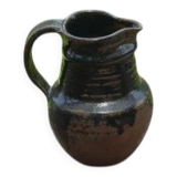 Pichet terre cuite vernissée France années 80