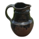 Glazed terracotta pitcher, France, 1980s