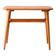 Decorative birch coffee table with magazine rack