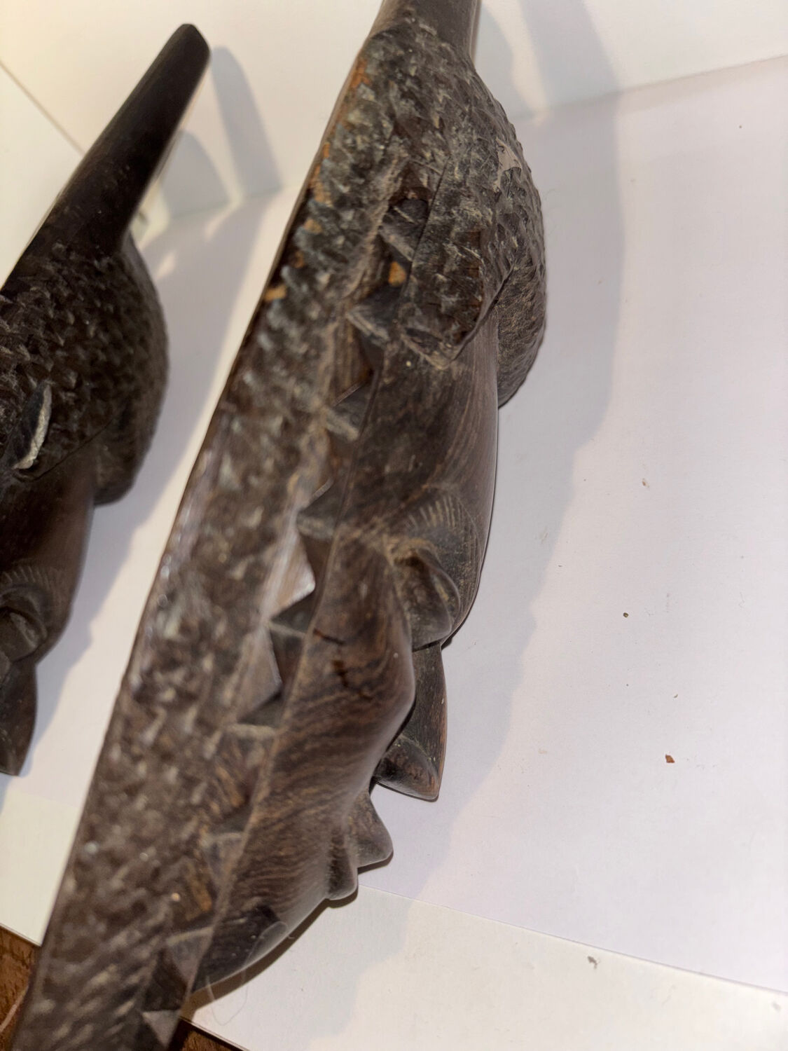 Paire de masques ancien collection art africain