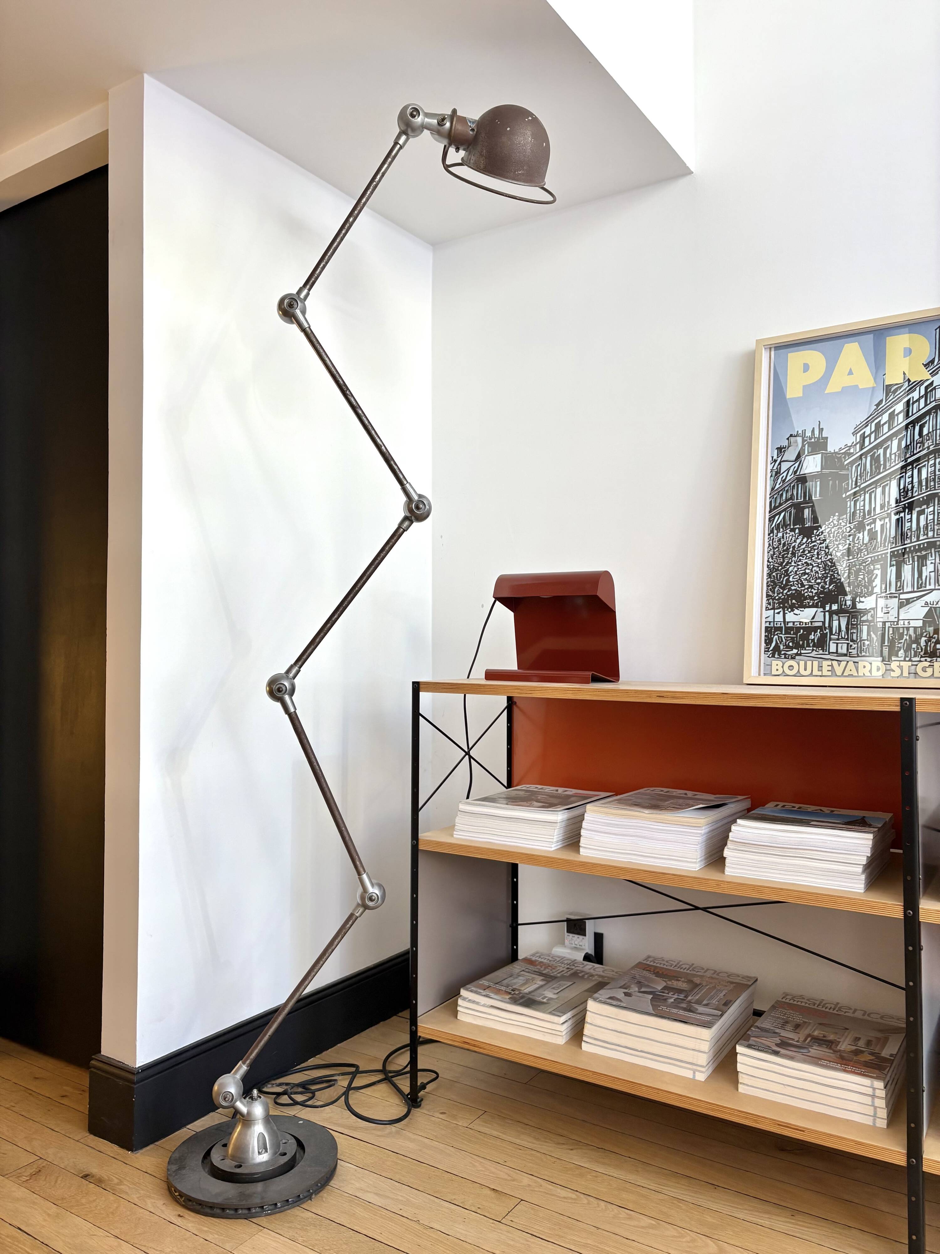 Vintage Jielde 5-arm floor lamp