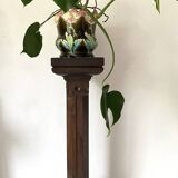 Rustic wooden column