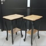 Paire de chevets ou bouts de canapé
